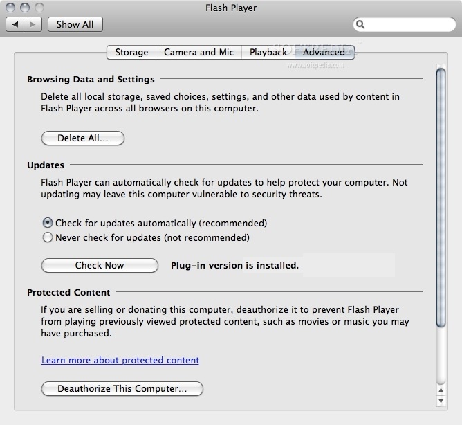 Adobe Flash Player For Mac Problems