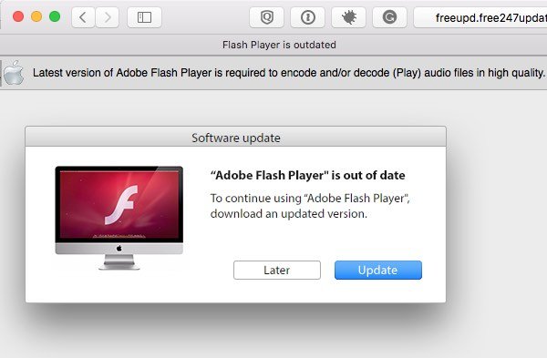 Update for adobe flash player for windows 7